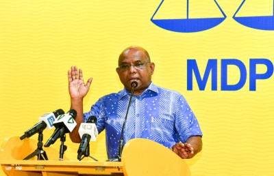 އިންތިހާބަކާ ނުލައި އެމްޑީޕީގެ ރައީސްކަން ޝާހިދަށް