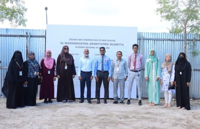 ދެ އަހަރުން ނިންމާ ގޮތަށް އަރަބިއްޔާ ސްކޫލްގެ އާ އިމާރާތުގެ އަމަލީ މަސައްކަތް ފަށައިފި