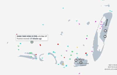 މައްސަލަ ބޮޑުވި ޗައިނާގެ ރިސާޗް ވެސަލް މާލޭގައި ބަނދަރުކޮށްފި