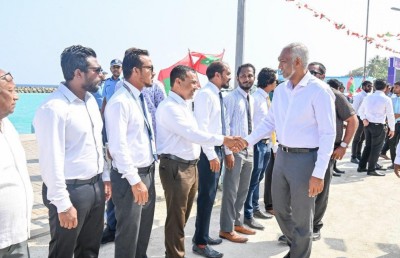 އިދިކޮޅުން ތަރައްގީއަށް ހުރަސްއަޅައި ގެންގުޅެނީ ޖެއްސުންކުރުމުގެ ވިސްނުން: ރައީސް
