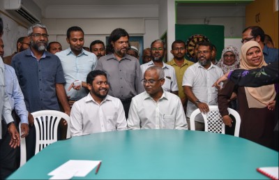 ފެލިދޫ ދާއިރާ އިން އެމްޑީޕީގެ ތާއީދު އަލީ ޒާހިރަށް
