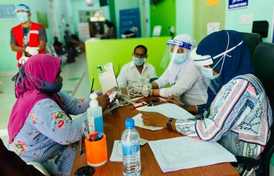 އެޑްމިޓްކޮށްގެން ފަރުވާދޭ ކޮވިޑް ބަލީގެ މީހަކު މިހާރު އައްޑޫގައި ނެތް