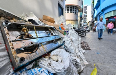 ރޯދައަށް ގެ ސާފުކުރިއިރު، މާލެ ގޮނޑުވެއްޖެ