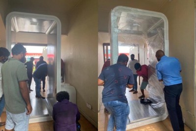 ގަލޮޅު ދަނޑުގައި ޑިސްއިންފެކްޓް ގޭޓް ހަރުކޮށްފި