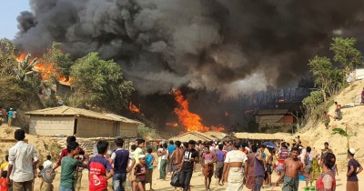 ރޮހިންޔާ ރެފިއުޖީ ފޭލިގެތަކެއްގައި ރޯވެ އަނދައިފި