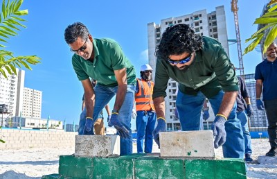 ހުޅުމާލެ 2 ގެ ގޯތިތަކުގެ އިންފާރު ވަކިކުރުމުގެ މަސައްކަތް ފަށައިފި