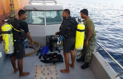 ގިނަ އަދަދެއްގެ ތެޔޮ ހިފައިގެން ދަތުރުކުރި އެސްޓީއޯގެ ބޯޓެއް ދިޔަވާން ފެށުމުން ސިފައިން ހަރަކާތްތެރިވާން ފަށައިފި