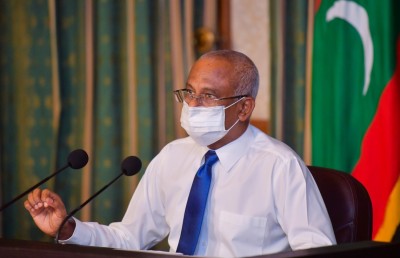 ހުޅުމާލޭ ކޮވިޑް ފެސިލިޓީގެ ވޮލަންޓިއަރުންނަށް މުޅި ގައުމު ވަނީ ދަރާފައި: ރައީސް