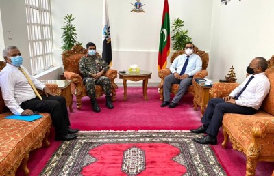 މަޖިލީހުން ހިންގާ ތަހުގީގުގައި މެމްބަރުން އެމްއެންޑީއެފްގެ ހެޑްކުއާޓަރަށް ޒިޔާރަތްކޮށްފި