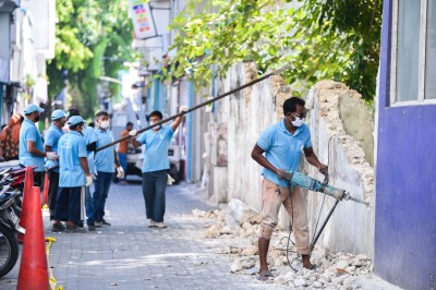 ބޮޑުގޭގައި ޕާކިން ޒޯނެއް ހަދަނީ