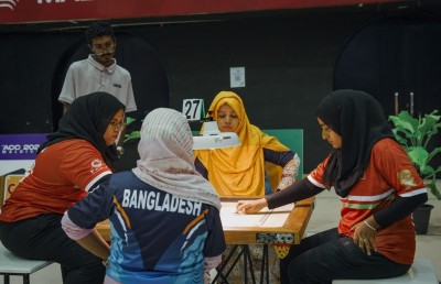 ދުނިޔޭ ޗެމްޕިއަން ޓީމާ ވާދަކޮށް ރާއްޖެއަށް ރިހި މެޑަލް؛ މިއީ ކާމިޔާބީއެއް: ކެރަމް އެސޯސިއޭޝަން