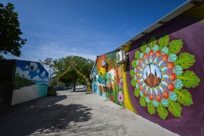 މިނިވަން ދުވަސް ފާގަކުރުމަށް މާލޭގައި ލައިވް މިއުރަލް އާޓު ހަރަކާތެއް ބާއްވަނީ