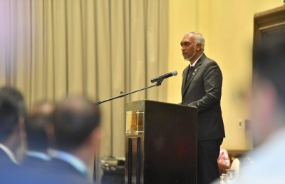 ޖަޒީރާ ގައުމުތައް ތަރައްގީ ކުރެވޭނީ އަމިއްލަ ވިޔަފާރިތައް ބާރުވެރި ކުރުވައި، ހުންގާނު ދީގެން: ރައީސް