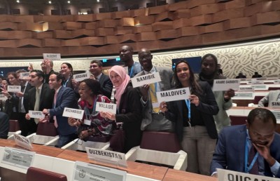 ރާއްޖޭގެ ވޯޓާ އެކު، ފަލަސްތީނަށް ޑަބްލިއުއެޗްއޯގެ މެމްބަރުކަން ލިބިއްޖެ