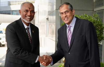 ރައީސަށް އިންޑިއާ އިން ހޫނު މަރުހަބާއެއް