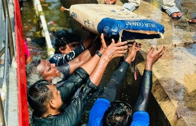 ކަނޑިތީމު ބޯޓު އަޑިއަށް ދިއުމުން ބިލެތްފަހިން ދެއްކީ ރީތި ނަމޫނާއެއް!