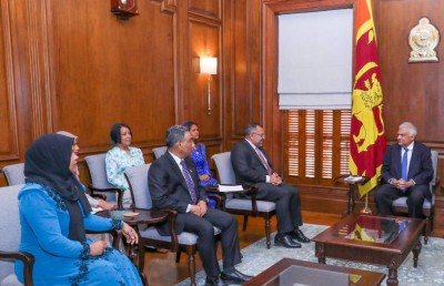 ޒަމީރު، ލަންކާގެ ރައީސް ރަނިލްއާ ބައްދަލުކުރައްވައިފި