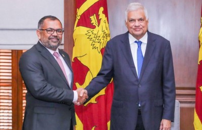 ޒަމީރު، ލަންކާގެ ރައީސް ރަނިލްއާ ބައްދަލުކުރައްވައިފި