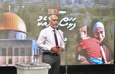 ފަލަސްތީނުގެ ރައްޔިތުންގެ ހައްގުގައި ކުރާ މަސައްކަތް އިތުރު ހަރުފަތަކަށް ގެންދަންޖެހޭ: ރައީސް