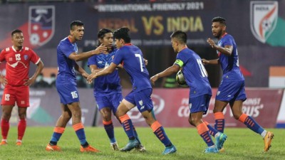 ޗެތުރީގެ ގޯލާ އެކު ފަހު މެޗުގައި ނޭޕާލް އަތުން އިންޑިއާ މޮޅުވެއްޖެ