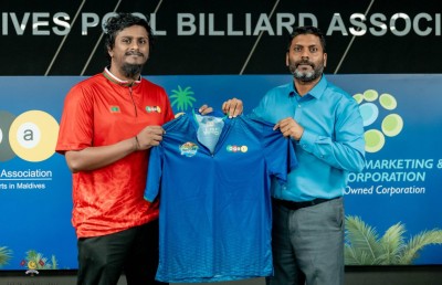 ގައުމީ ބިލިއާޑް ޓީމަށް ރާފިއު ދެއްވި ހިތްވަރު؛ ކުރީގެ މުބާރާތަށް ވުރެ މައްޗަށް ދިއުމަށް އަޒުމު ކަނޑައަޅާ