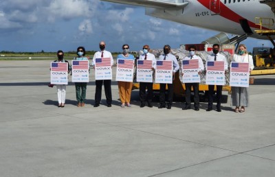 ރާއްޖެ އަށް އެމެރިކާ އިން 128،000 ޑޯޒް ފައިޒާ ވެކްސިން ހަދިޔާކޮށްފި