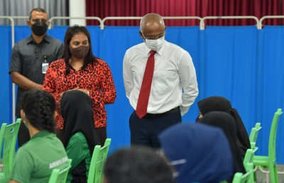 ކުޑަކުދިންނަށް ވެކްސިދިނުން ކުރިއަށް ދާގޮތް ރައީސް ބައްލަވާލައްވައިފި