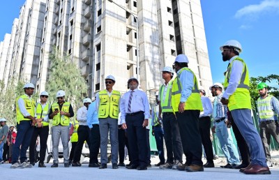 4،000 ފްލެޓްގެ މަސައްކަތް ނިމޭނީ އަންނަ އަހަރު މެދުތެރެއަށް: ހައުސިން