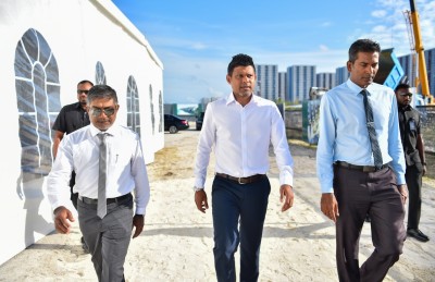 ހުޅުމާލެ 2 ގައި ހަދާ ލަގްޒަރީ ވިލާތަކުގެ މަސައްކަތް ފަށައިފި