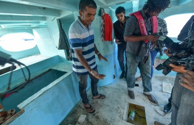 އިރާނު ޑްރަގް ބޯޓު ހިފެހެއްޓި ގޮތް ގޯސްވެ، އެންމެން ސަލާމަތްވެއްޖެ