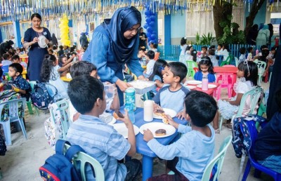 ތުއްތު ކުދިންނަށް ތައުލީމީ މުސްތަގުބަލެއް ބިނާ ކުރަމުންދާ އަމީރު އަހުމަދު ސްކޫލަށް 40 އަހަރު
