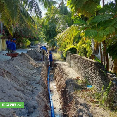 ކުޑަފަރީގެ ފެނާއި ނަރުދަމާ މަޝްރޫއުގެ 75 ޕަސެންޓު ނިމިއްޖެ