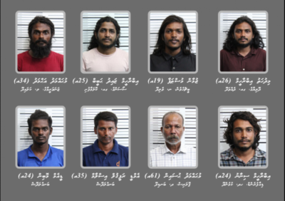 100 ކިލޯ ޑްރަގް މައްސަލައިގައި ބޮޑުން ހިމެނޭހެން 10 މީހުންނަށް ދައުވާ އުފުލައިފި