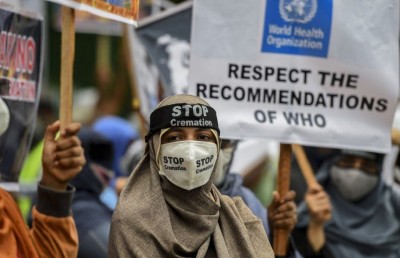 ކޮވިޑް ޖެހިގެން މަރުވި މުސްލިމުން އެންދި މައްސަލައިގައި ލަންކާއިން މާފަށް އެދެފި