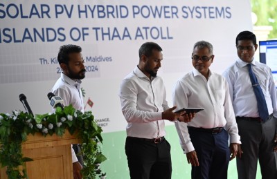 ތ. އަތޮޅުގެ ރަށްތައް ސޯލާ ހަކަތައަށް ބަދަލުކޮށް، ކަރަންޓް އުފައްދަން ފަށައިފި