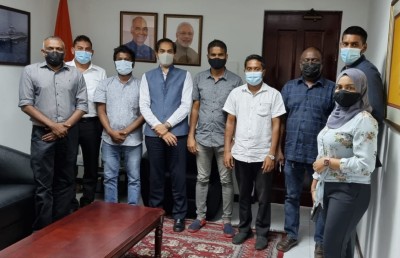 ރާއްޖޭގެ ގެސްޓް ހައުސްތައް އިޝްތިހާރު ކުރަން އިންޑިއާގެ ސަފީރާއެކު މަޝްވަރާ ކޮށްފި