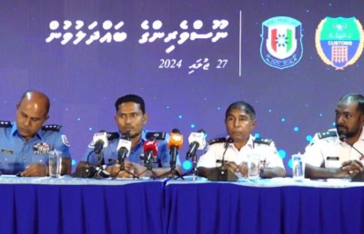 ރާއްޖެ އައި ޕާކިސްތާނުގެ މީހެއްގެ އަތުން ދެ ކިލޯގެ މަސްތުވާތަކެތި އަތުލައިގަނެ، ދެ ދިވެއްސަކު ހައްޔަރުކޮށްފި