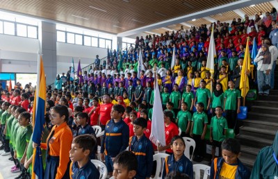 ކުޑަކުދިންނަށް ބީއެމްއެލްއިން ބޭއްވި ސްވިމިން ފެސްޓިވަލަށް ބޮޑު ތަރުހީބެއް