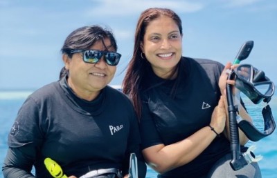 މިނިސްޓަރު ވެސް ބިރުކަނޑާލައިފައި ދަރިވަރުންނާ އެކު ސްނޯކްލިން އަށް!