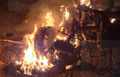 ޑްރަގް އޮޕަރޭޝަނަކާ ހެދި ފުލުހެއްގެ ސައިކަލްގައި ރޯކޮށްލައިފި