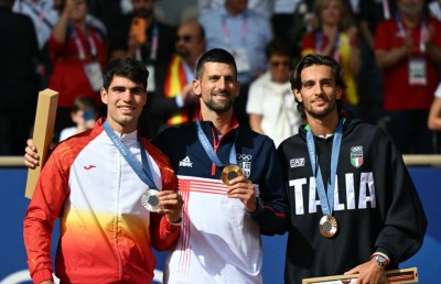 އޮލިމްޕިކްސްއިން ރަން މެޑަލް ހޯދައި ޖޮކޮވިޗް ގޯލްޑަން ސްލޭމް ފުރިހަމަ ކޮށްފި