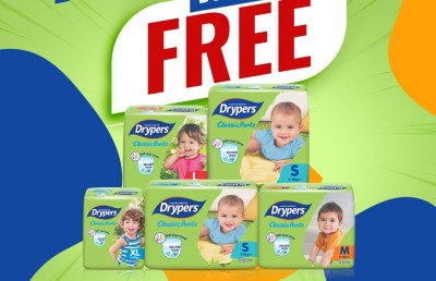 އޭޑީކޭ އިން ޑްރައިޕާސް ޕޭންޓްސް ނެޕީ ޕެކެއް ގަތުމުން އެއް ޕެކް ހިލޭ