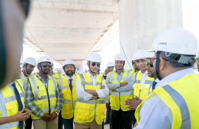 ތިލަމާލެ ބްރިޖުގެ މަސައްކަތް ކުރިއަށް ގެންދާ ގޮތް ޖައިޝަންކަރު ބައްލަވާލައްވައިފި