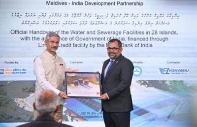 އިންޑިއާގެ އެހީގައި 28 ރަށެއްގެ ފެނާއި ނަރުދަމާ ނިންމައި ހަވާލުކޮށްފި