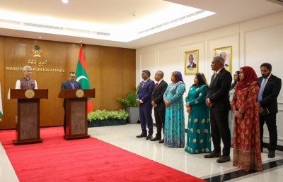 ރާއްޖެ އިން އިންޑިއާއާ އެކު އެފްޓީއޭއެއް ހެދުމުގެ މަޝްވަރާތައް ފަށަނީ