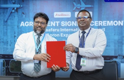 މާފަރު އެއާޕޯޓްގެ އޭޕްރަން ބޮޑުކުރުން 29 މިލިއަން ރުފިޔާއަށް އެމްޓީސީސީއަށް