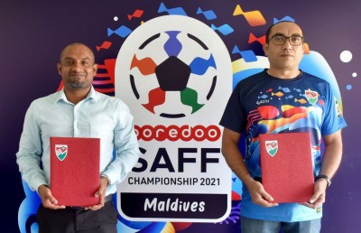 ގައުމީ ފުޓުބޯޅަ ޓީމުގެ ކިޓް ޕާޓްނަރުކަން ފުރަތަމަ ފަހަރަށް ދިވެހި ކުންފުންޏަކަށް