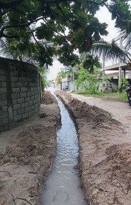 އިހަވަންދޫގައި ފެންބޮޑުވެ 12 ގެއަކަށް ގެއްލުންވެއްޖެ