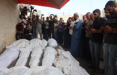 ޣައްޒާގައި ނުވަ ކުދިންނާ އެކު އެއް އާއިލާއަކުން 15 މަރު