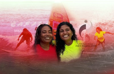 ދިވެހި ސާފިންއަށް ތާރީހީ ކާމިޔާބެއް: އޭޝިއަން ގޭމްސްގެ ސާފިންއިން އަންހެން ޖާގައެއް ރާއްޖެއަށް